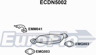 EuroFlo ECDN5002 - Катализатор vvparts.bg