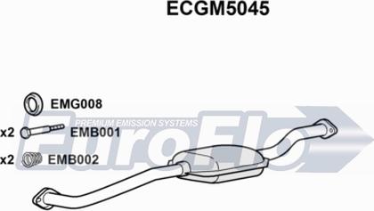 EuroFlo ECGM5045 - Катализатор vvparts.bg