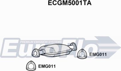 EuroFlo ECGM5001TA - Катализатор vvparts.bg