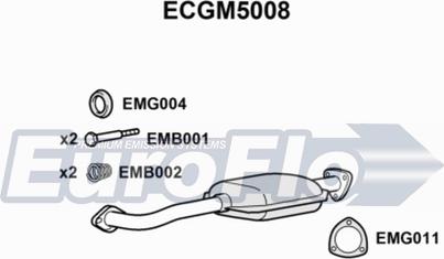 EuroFlo ECGM5008 - Катализатор vvparts.bg