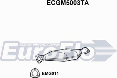 EuroFlo ECGM5003TA - Катализатор vvparts.bg