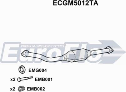 EuroFlo ECGM5012TA - Катализатор vvparts.bg