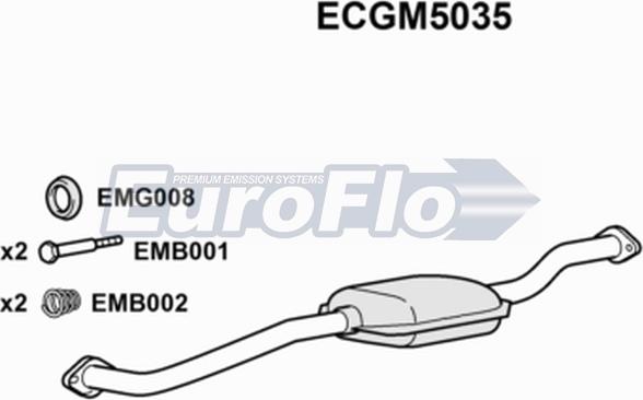 EuroFlo ECGM5035 - Катализатор vvparts.bg