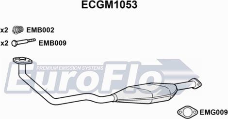 EuroFlo ECGM1053 - Катализатор vvparts.bg