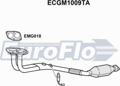 EuroFlo ECGM1009TA - Катализатор vvparts.bg