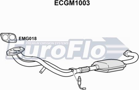 EuroFlo ECGM1003 - Катализатор vvparts.bg