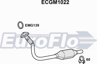 EuroFlo ECGM1022 - Катализатор vvparts.bg