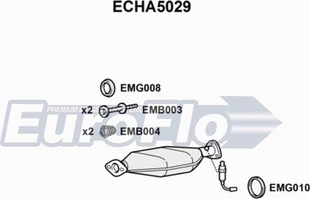 EuroFlo ECHA5029 - Катализатор vvparts.bg