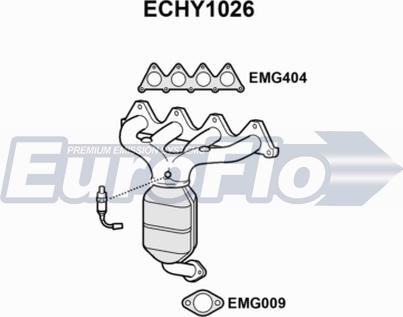 EuroFlo ECHY1026 - Катализатор vvparts.bg
