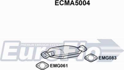 EuroFlo ECMA5004 - Катализатор vvparts.bg