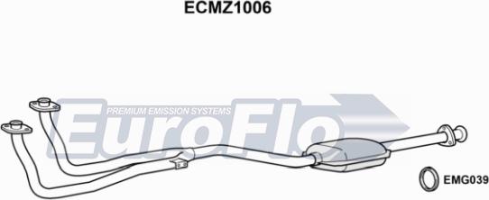 EuroFlo ECMZ1006 - Катализатор vvparts.bg