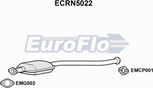 EuroFlo ECRN5022 - Катализатор vvparts.bg