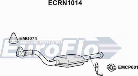 EuroFlo ECRN1014 - Катализатор vvparts.bg