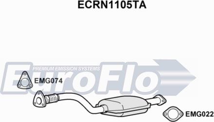 EuroFlo ECRN1105TA - Катализатор vvparts.bg