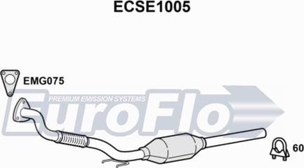 EuroFlo ECSE1005 - Катализатор vvparts.bg