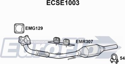 EuroFlo ECSE1003 - Катализатор vvparts.bg