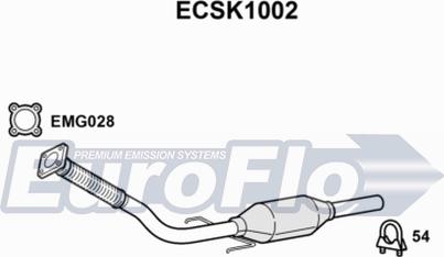 EuroFlo ECSK1002 - Катализатор vvparts.bg