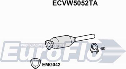 EuroFlo ECVW5052TA - Катализатор vvparts.bg