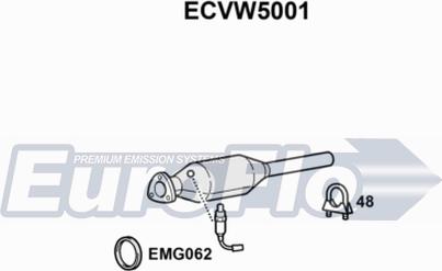 EuroFlo ECVW5001 - Катализатор vvparts.bg