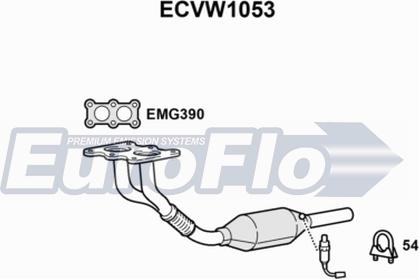 EuroFlo ECVW1053 - Катализатор vvparts.bg