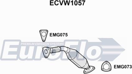 EuroFlo ECVW1057 - Катализатор vvparts.bg