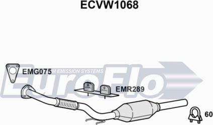 EuroFlo ECVW1068 - Катализатор vvparts.bg