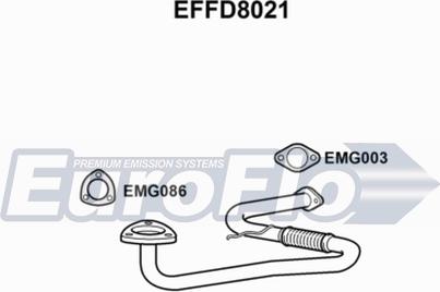 EuroFlo EFFD8021 - Изпускателна тръба vvparts.bg