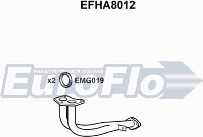 EuroFlo EFHA8012 - Изпускателна тръба vvparts.bg