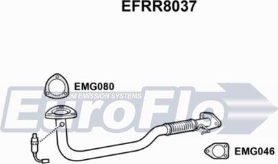 EuroFlo EFRR8037 - Изпускателна тръба vvparts.bg