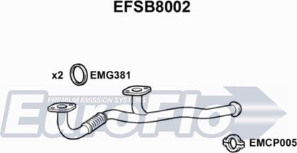 EuroFlo EFSB8002 - Изпускателна тръба vvparts.bg