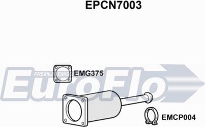 EuroFlo EPCN7003 - Филтър за сажди / твърди частици, изпускателна система vvparts.bg