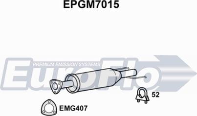 EuroFlo EPGM7015 - Филтър за сажди / твърди частици, изпускателна система vvparts.bg