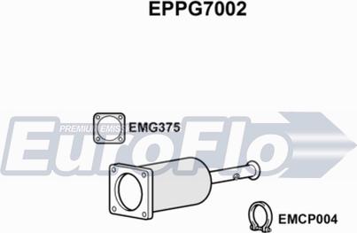 EuroFlo EPPG7002 - Филтър за сажди / твърди частици, изпускателна система vvparts.bg