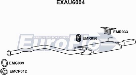 EuroFlo EXAU6004 - Крайно гърне vvparts.bg