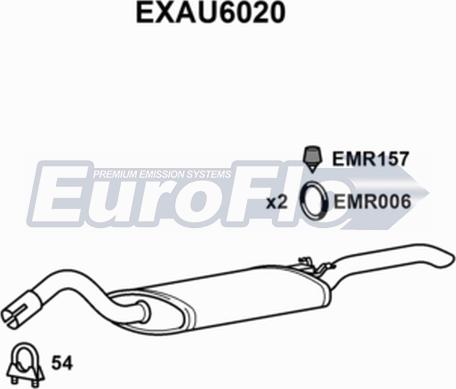 EuroFlo EXAU6020 - Крайно гърне vvparts.bg