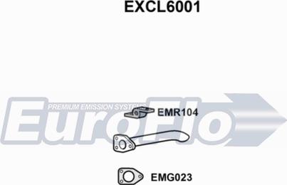 EuroFlo EXCL6001 - Накрайник за тръбата на аспуха vvparts.bg