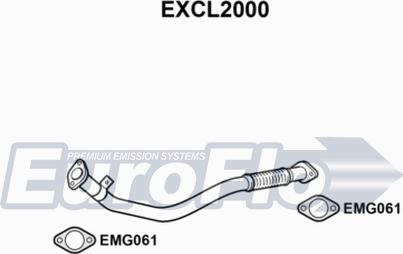 EuroFlo EXCL2000 - Изпускателна тръба vvparts.bg