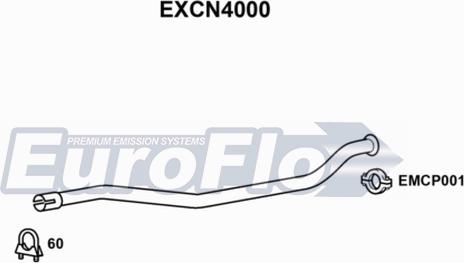 EuroFlo EXCN4000 - Изпускателна тръба vvparts.bg