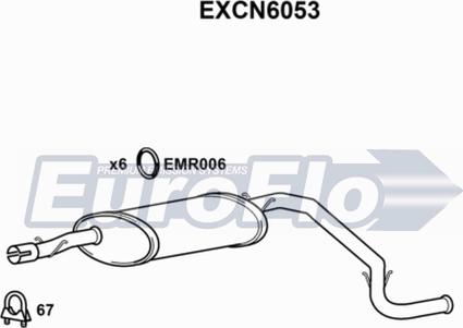 EuroFlo EXCN6053 - Крайно гърне vvparts.bg