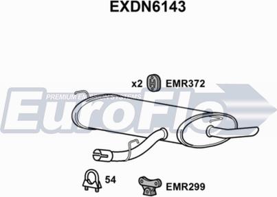 EuroFlo EXDN6143 - Крайно гърне vvparts.bg