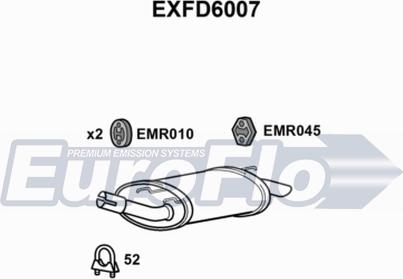 EuroFlo EXFD6007 - Крайно гърне vvparts.bg