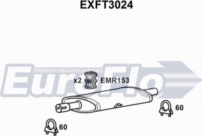 EuroFlo EXFT3024 - Средно гърне vvparts.bg