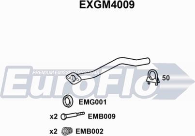 EuroFlo EXGM4009 - Изпускателна тръба vvparts.bg