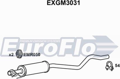 EuroFlo EXGM3031 - Средно гърне vvparts.bg