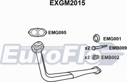 EuroFlo EXGM2015 - Изпускателна тръба vvparts.bg