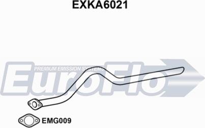 EuroFlo EXKA6021 - Накрайник за тръбата на аспуха vvparts.bg