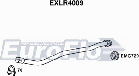 EuroFlo EXLR4009 - Изпускателна тръба vvparts.bg