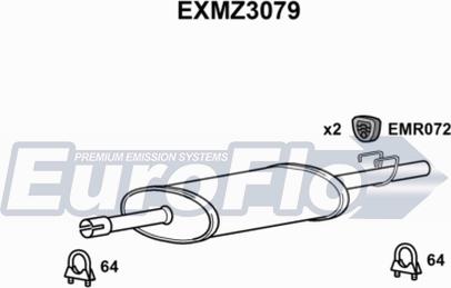 EuroFlo EXMZ3079 - Средно гърне vvparts.bg