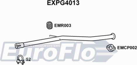 EuroFlo EXPG4013 - Изпускателна тръба vvparts.bg