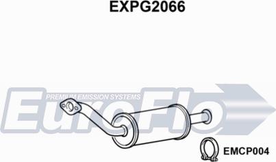 EuroFlo EXPG2066 - Изпускателна тръба vvparts.bg